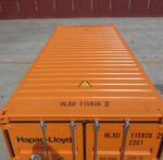 CONTENEDOR MARITIMO DE 20 PIES NARANJA - NUEVO - Imagen 4