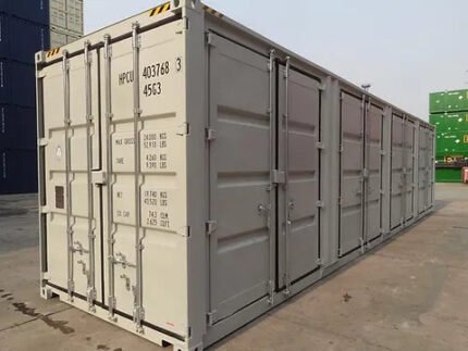 CONTENEDOR MARITIMO DE 40 PIES HC CON 4 PUERTAS LATERALES (SEMINUEVO)